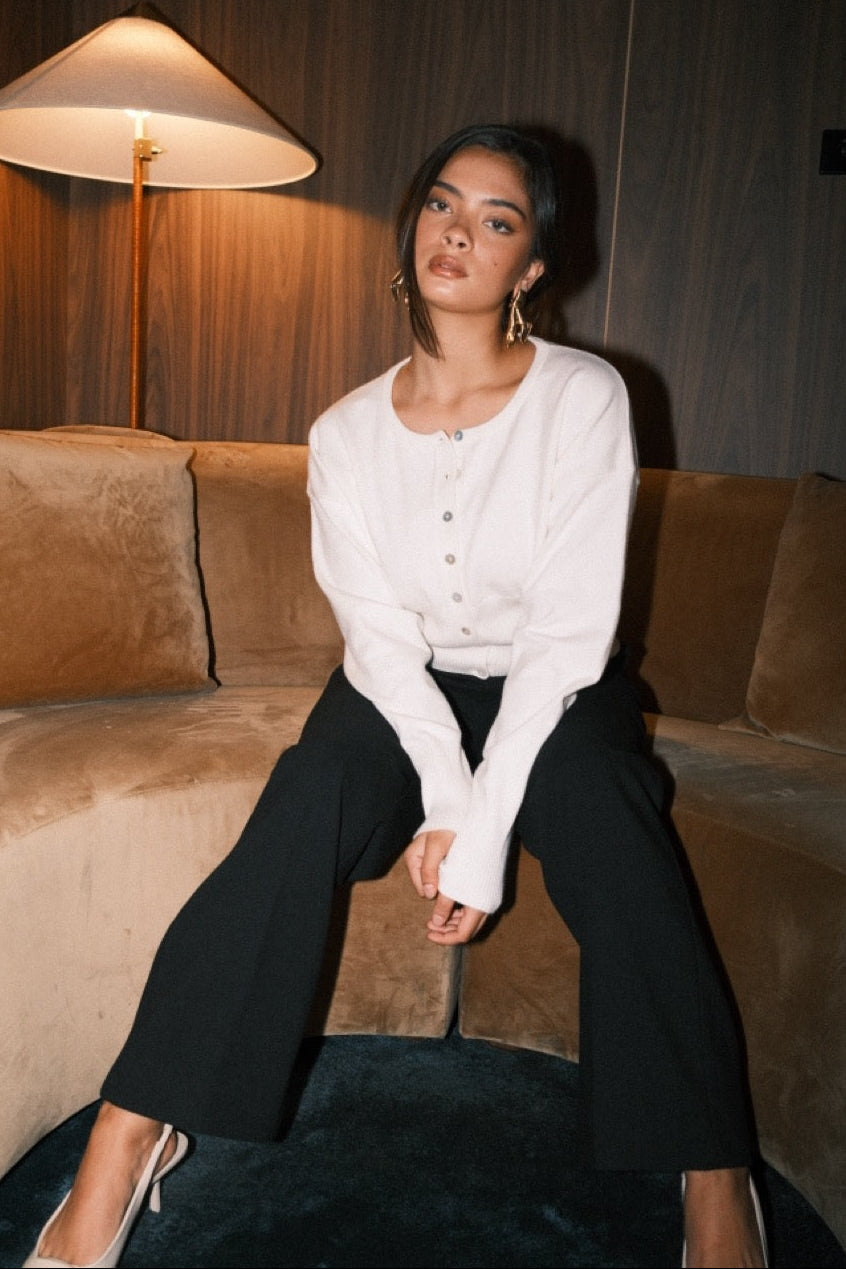 Founder Cardigan Cream